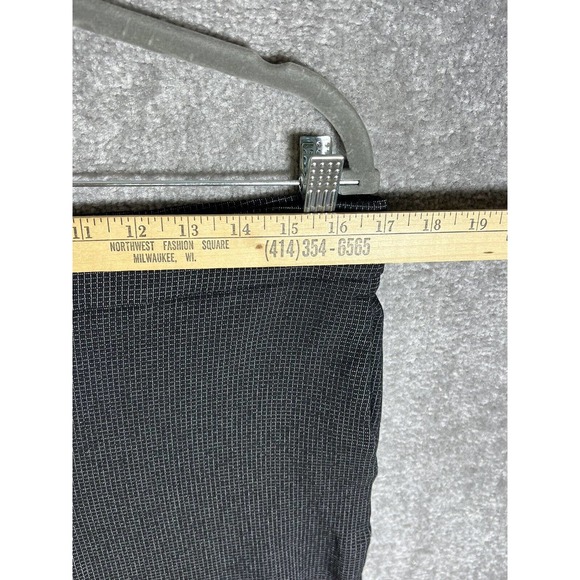 Hilary‎ Radley Stretch Pull On Pants Womens Size Large Black Mini Check Pockets - Picture 6 of 9